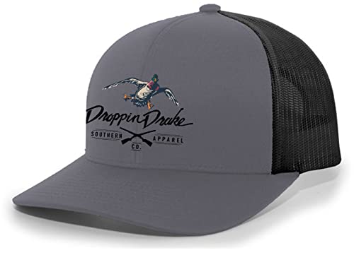 Image of Mallard Duck and Gun X Logo Mesh Back Trucker
