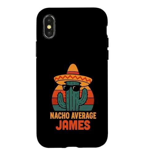Nacho Average James Gifts �a���� �ʔ��� ���O���� �X�}�z�P�[�X iPhone X/XS �p