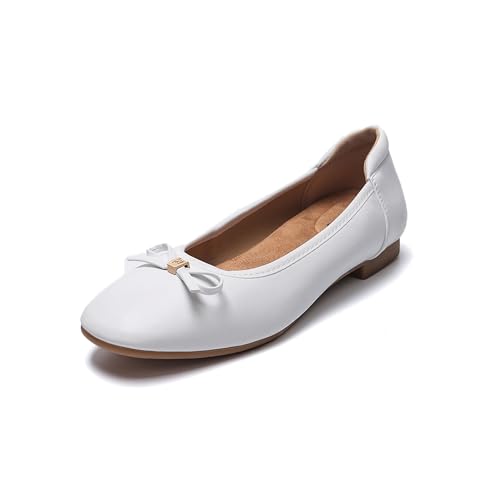 Image of Women's Comfortable Round Toe Bow Ballet Flats Shoes