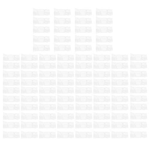 100 toallas comprimidas portátiles desechables para limpieza de la cara, toalla para viajar, acampar, hecha de material de lino de algodón no tejido, color blanco, tamaño de 2x0,8
