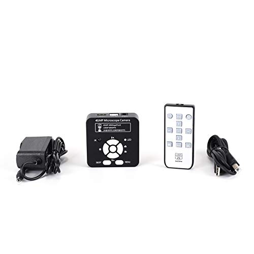 Hayear 41Mp Hd 1080P Hdmi Tv Usb C-Mount Industry Microscope Camera Set 300X Lens 56Led Light Lamp Big Boom Stand Support Up Down Forward Adjust With Soldering Mat #TOP1