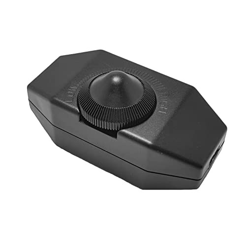 PANGBOER Cable de atenuación de lámpara de 220 V, 1 A, 60 W, enchufe en mesa, luz de suelo, atenuación de intensidad de encendido y apagado, color negro y blanco, 7 x 3,3 x 2,4 cm