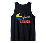 Photo Gallery colombia flag map heartbeat design for colombian pride canotta Photo Gallery colombia flag map heartbeat design for colombian pride canotta