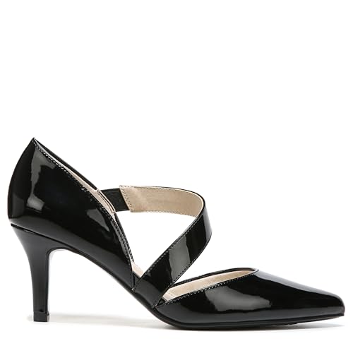 Life Stride Womens Suki Pumps Black Patent 7 M - Thumbnail 6
