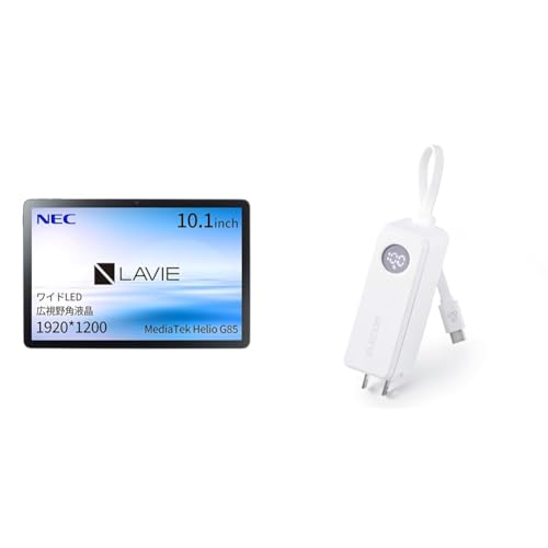NEC LAVIE T10 �^�u���b�g 10.1�C���` wi-fi���f�� Android 14 MediaTek Helio G85 4GB 64GB LED �L����p�t�� ���i�O���[ tab10F03+�G���R�� ���o�C���o�b�e���[ 5000mAh 30W