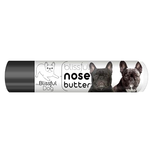 Image of The Blissful Dog French Bulldog Brindle Nose Butter, Versatile Dog Nose Balm for Dry Nose, Handcrafted Nose Moisturizer, Easy-to-Apply Dog Essentials, Unscented, 0.15 oz.