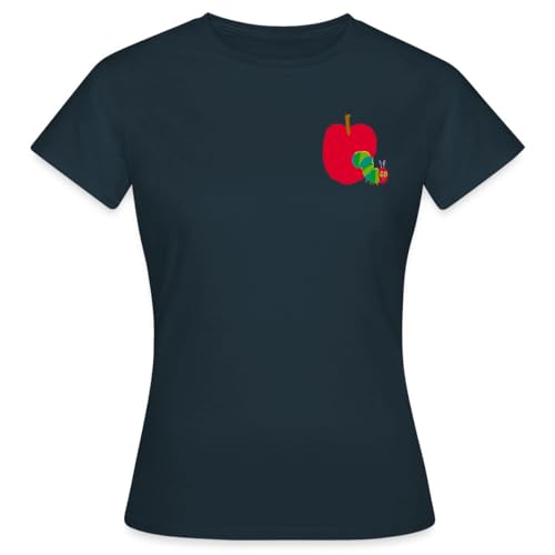 Spreadshirt Die Kleine Raupe Nimmersatt Durch Den Apfel Frauen T-Shirt, S,...