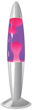 iBuyer Lava Lamps 16 Inch Retro Relaxation Soothing Motion Glitter Lamp (Pink Wax Purple)