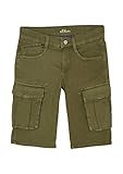hat ein Bermuda s.Oliver Jungen Slim Fit: Bermuda im Cargo-Style khaki 134.REG