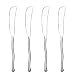 Gourmet Settings Exotique Platinum Stainless Steel Spreaders set of 4