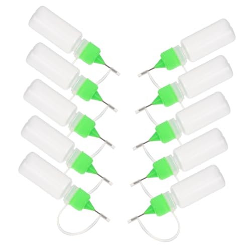 NAMOARLY Oil Filling Bottle Set Pcs Reusable Bottles Fine Tip for Glue Dye and Resin
