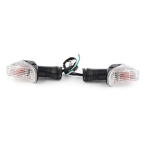 Cnardg24 Motorbike LED Indicator Blinker Lamp Light For Kawasaki Ninja 650R 2006-2008, Z750 Z1000 2007-2009, Clear Lens