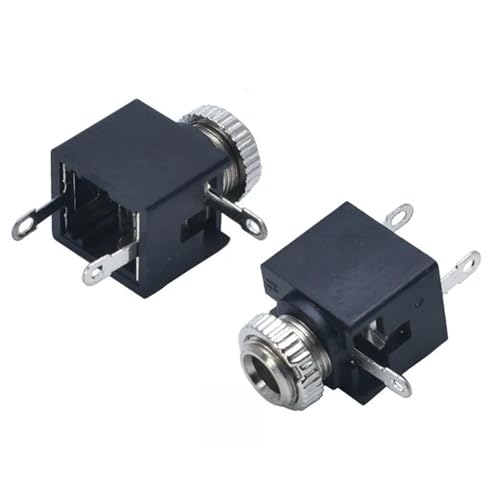 Prise jack PJ-301M mono 3.5mm avec écrou anti-arrachement pour PCB