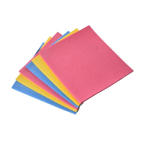CIYODO 4 Piezas esponjas Suaves para Platos esponjas de Cocina esponjas ecológicas para Lavar Limpieza de Telas Trapos de Cocina sin Rayas bayeta escurreplatos
