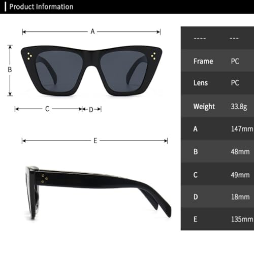 Lunettes de soleil oeil de chat protégeant efficacement vos yeux des UV400