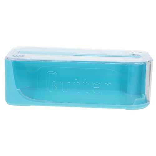 SOLUSTRE Mantequillera De Transparente Con Tapa Recipiente Sellado Para Almacenar y Para Mantener Los Ingredientes