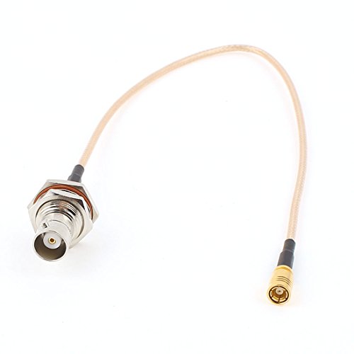 Cordon coaxial RG316 avec connecteurs robustes SMB femelle et BNC femelle