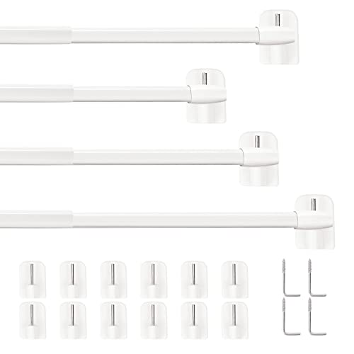 YUESUO - 4 aste estensibili per tende, per bistrò