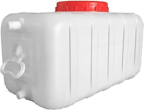 Stockage d'eau longue durée avec ce seau en plastique horizontal épais