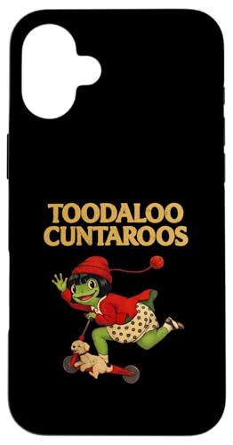 Toodaloo Cuntaroos Funny Sarcastic Retro Humor Frog Meme �X�}�z�P�[�X iPhone 16 Plus �p