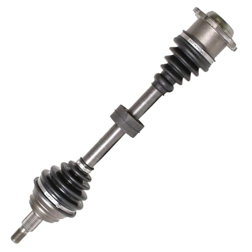Image of Detroit Axle - Front Left Steering Knuckle Kit for 99-05 Volkswagen Jetta Beetle, 99-04 Golf, Driver Side Steering Knuckle & Wheel Bearing Hub CV Axle 2000 2001 2002 2003 Replacement