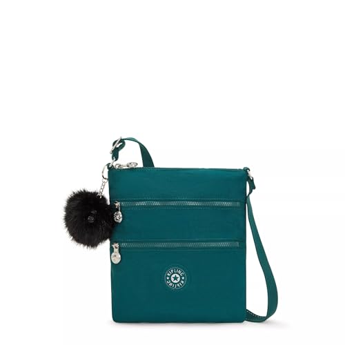 Image of Kipling Women's Abanu Multi Crossbody Bag, Lightweight, Adjustable Nylon Waist Pack with Multi-Compartment Zip Pockets