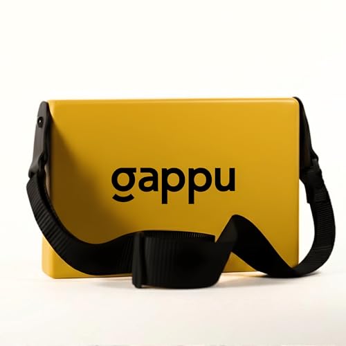 Image of JamBox with Strap - Yellow | Compact Hand Drum with Rich Bass & Adjustable Snare | Portable Percussion Acoustic Musical Instrument | Ideal for Travel Beat Box & Jamming Sessions