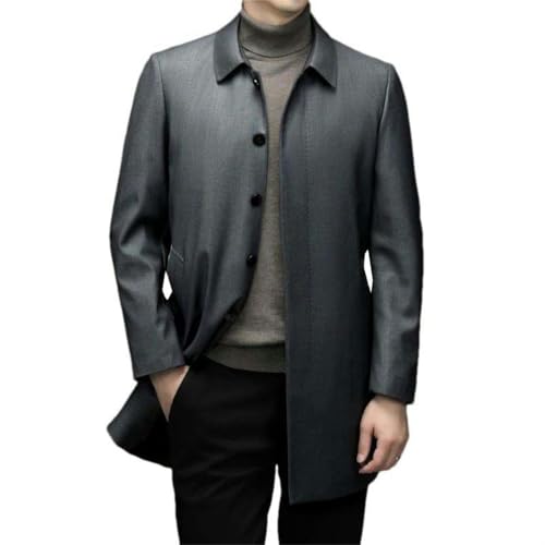 Manteau d'automne pour homme JXQXHCFS veste polaire décontractée unie