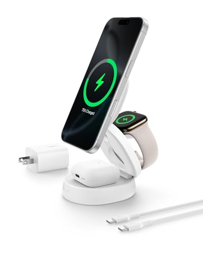 Belkin 3-in-1 MagSafe Charging Stand with 36W Adapter