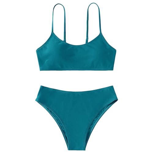 Mädchen 2 Stück Bikini Set Mädchen Zweiteiliger Badeanzug mit...