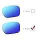 HiCycle2 Polarisierte Sonnenbrille, Ersatzgläser für Oakley Holbrook-Gläser, OO9102, 55 mm, Dicke: 2,0 mm, Eisblau, nothing
