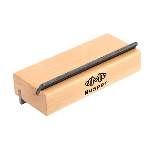 EMVANV Wood Guitar Fret Beveling File, Wood Cutting Edge Tool Fret End Dressing Luthier Tool Bass Ukulele 35/90 Degree Luthier File Tool(Size:1pc)