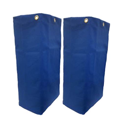 Image of American Supply Replacement Janitorial Cart Bag 27 inch (27 inches, Blue, 2)