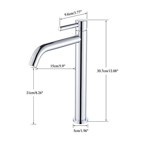 Robinet de lavabo blanc pour éliminer les éclaboussures - 3