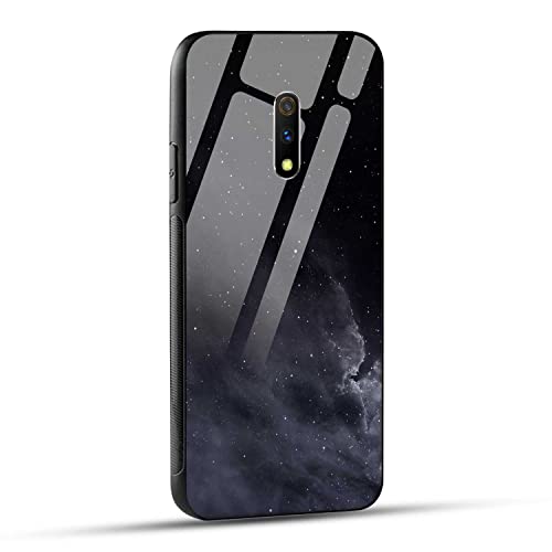 Image of NDCOM for Realme X Back Cover Stars in The Dark Printed Glass Case