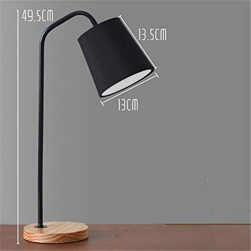 Preisvergleich Produktbild Lesetischlampe Kreative Led-Schreibtischlampe, Holzsockel Retro-Stil Augenpflege Energiesparende Flexible Dekorative Nachttischlampe Zum Arbeiten, Studieren, Schlafzimmer
