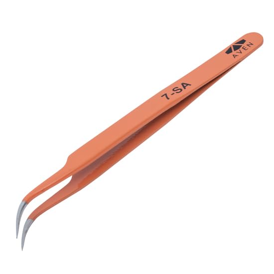 Non-Serrated Color Coded Tweezer Set, 6 Piece Set