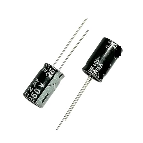 Condensateur 250V 10uF haute durabilité en aluminium radial 8x12mm