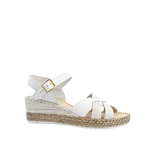 Sandalias Planas para Mujer Pitillos 6231 Blanco - Color - Blanco, Talla...