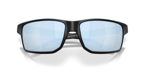 Image of Oakley Man Sunglasses Clear Frame, Prizm Sapphire Polarized Lenses, 62MM