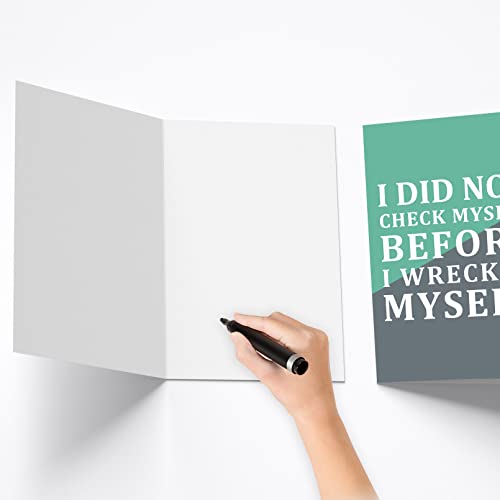 Funny Apology Card, Cute Forgiveness Card, Best Friend Card, Hilarious Sorry Card, I Wrecked Myself #TOP2