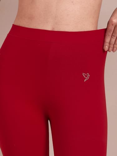 Image of TWIN BIRDS Tailored Cut and Classic Fit Super Stretchable Elastane Fabric Churidar Leggings for Women