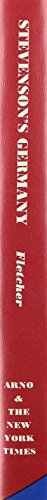 (Robert Louis) Stevenson's Germany: The Case Ag... 040502018X Book Cover