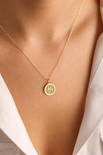 Colgante de pájaro para damas de honor y looks de invitada con cadena de 45 cm 3