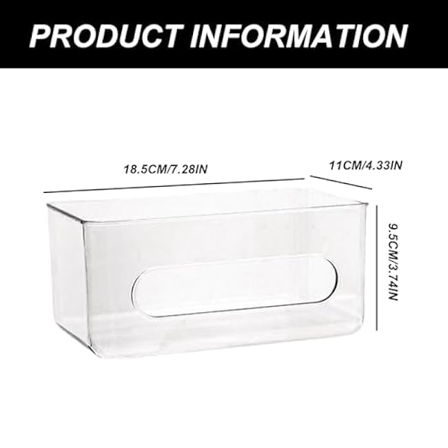 Trash Bag Dispenser, Wall Mount Clear Plastic Trash Bag Holder Dispenser for Kitchen Bathroom Supplies