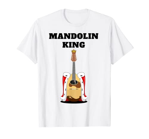 Mandolin King | Boys Mandolin Tshirt | Mens Mandolin T-Shirt