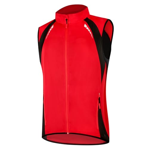 Veste de running sans manches et respirante pour cyclisme souple