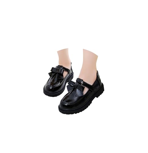 Uniform Shoes for Girls Loafers Back to School Mary Jane Toddler School Shoes Flats Non-Slip Sole Casual Dress Shoe