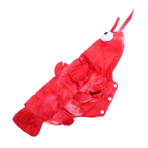 Disfraz de langosta rojo para perro, talla S miniatura 1