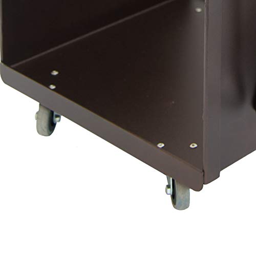 DESIGN - CARRELLO PORTALEGNA IN FERRO CON RUOTE PORTATA 200 COMPLETO DI ATTREZZI